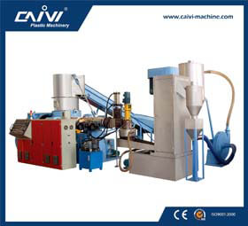 PP PE FILM(BOTTLE)WATER-RING PELLETIZING MACHINE