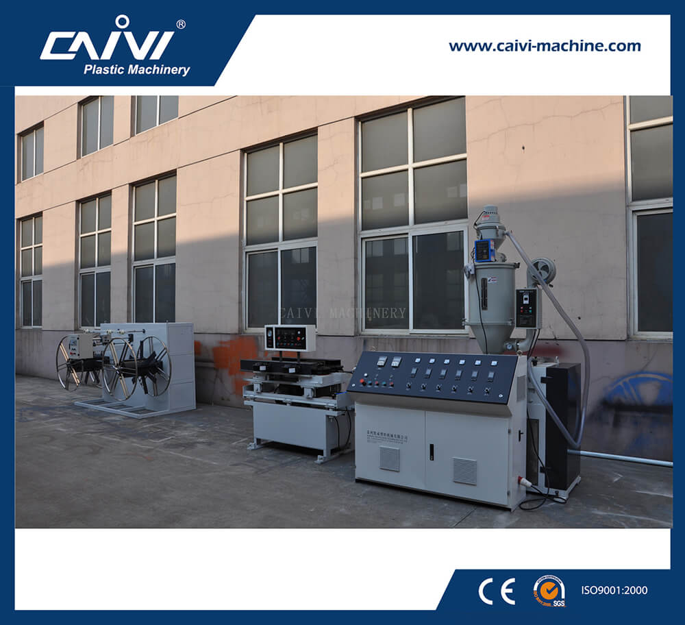 PVC/PE/PP Single Wall Corrugated Pipe Machine