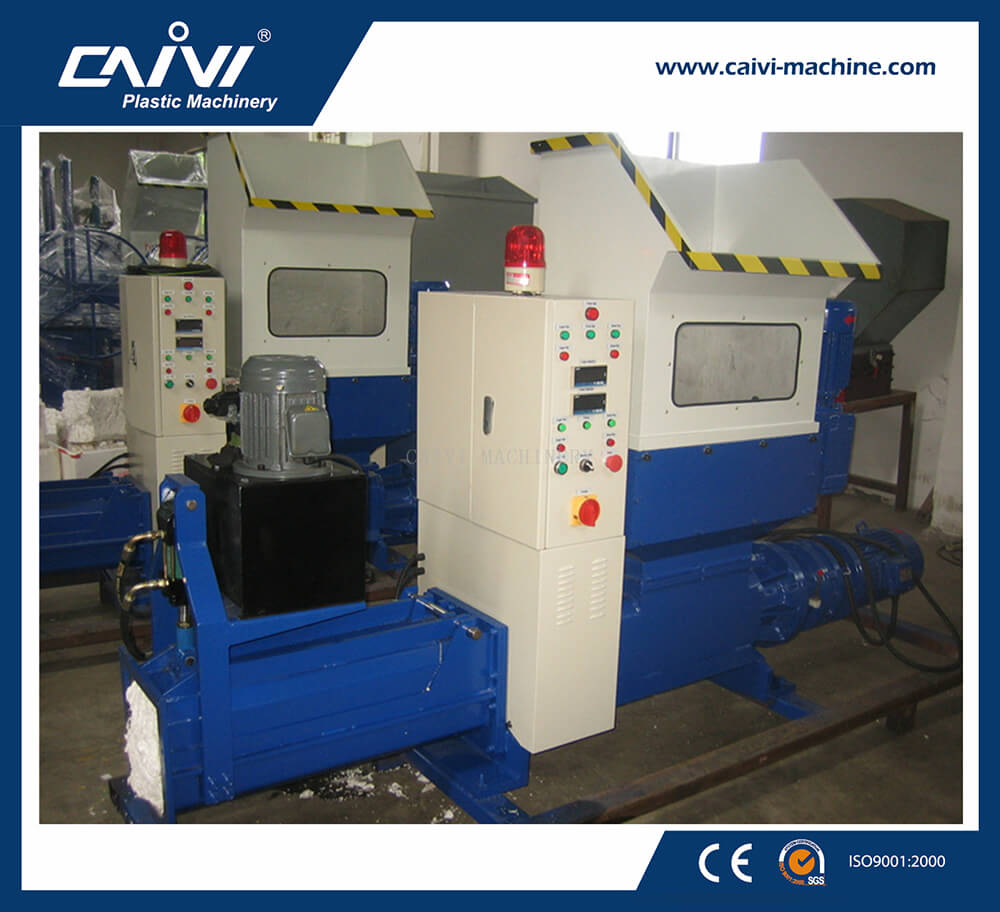 EPS Foam Cold Press Recycling Machine